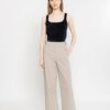 Pull-on Ponte Wide Pant -  Clay